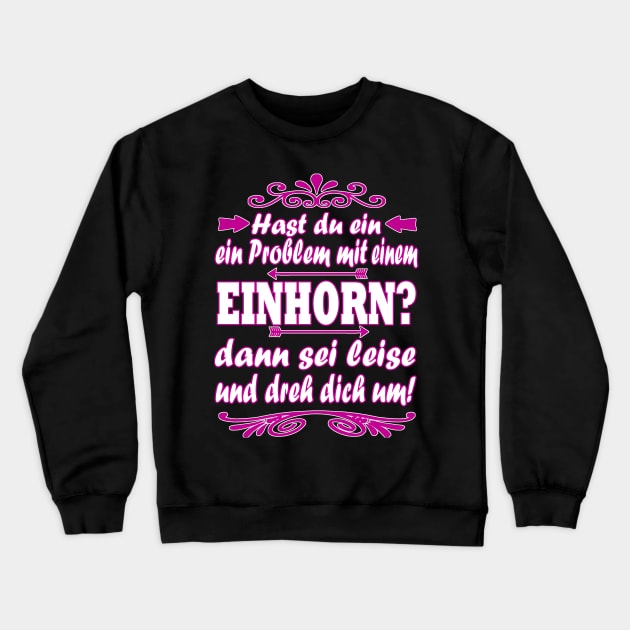 Einhorn Glitzer Pupsendes Plüschtier Mädchen Crewneck Sweatshirt by FindYourFavouriteDesign